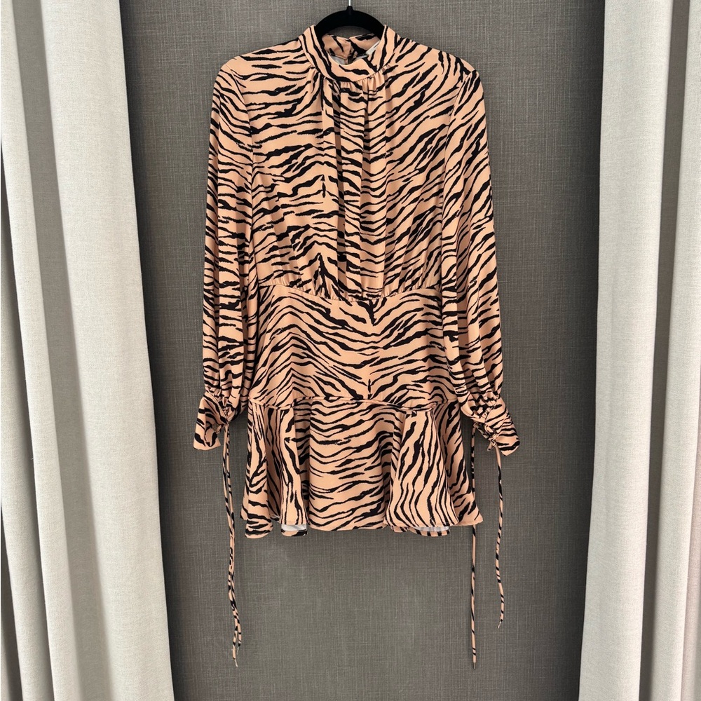 Finders Keepers tiger print dress